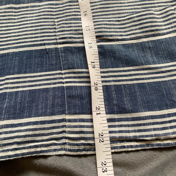 ZARA Woman Premium Denim Collection Stripe Shirt - Picture 6 of 8